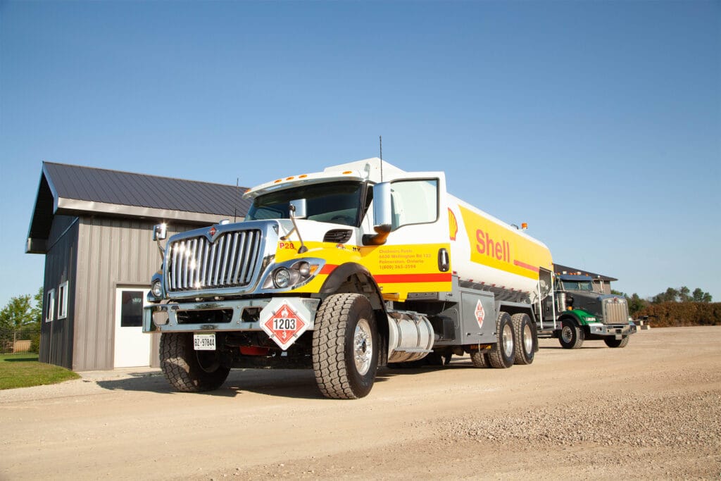 Chalmers Fuel truck on customer site